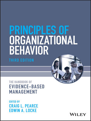 cover image of Principles of Organizational Behavior
